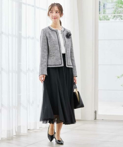 a.v.v / アー・ヴェ・ヴェ セットアップ | ツイードノーカラージャケット | 詳細8