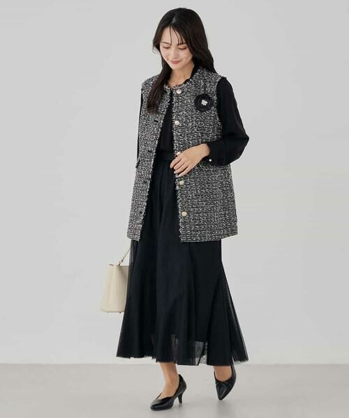 a.v.v / アー・ヴェ・ヴェ ロング・マキシ丈スカート | 【洗える】チュールマーメイドスカート | 詳細25