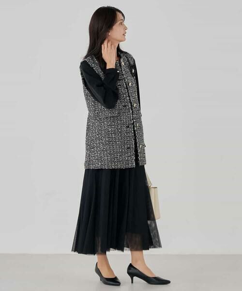 a.v.v / アー・ヴェ・ヴェ ロング・マキシ丈スカート | 【洗える】チュールマーメイドスカート | 詳細28