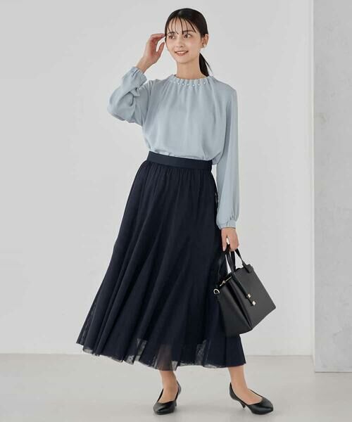 a.v.v / アー・ヴェ・ヴェ ロング・マキシ丈スカート | 【洗える】チュールマーメイドスカート | 詳細4