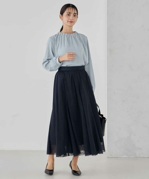 a.v.v / アー・ヴェ・ヴェ ロング・マキシ丈スカート | 【洗える】チュールマーメイドスカート | 詳細6