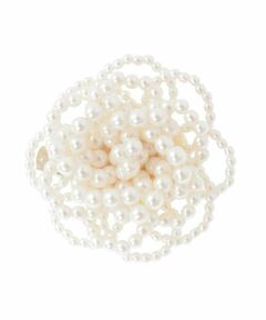 a.v.v / アー・ヴェ・ヴェ ブローチ・コサージュ | [KIDS]パール調フラワーコサージュ