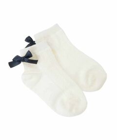 a.v.v / アー・ヴェ・ヴェ その他小物 | [KIDS]リボン付きショートソックス