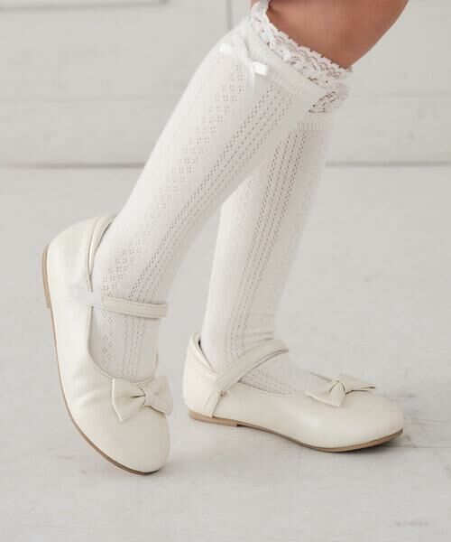 a.v.v / アー・ヴェ・ヴェ その他小物 | [KIDS]フリルリボンハイソックス | 詳細2