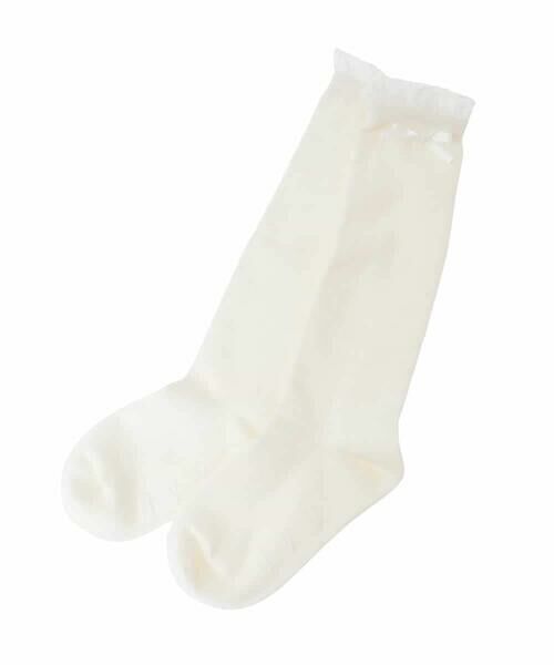 a.v.v / アー・ヴェ・ヴェ その他小物 | [KIDS]フリルリボンハイソックス | 詳細4