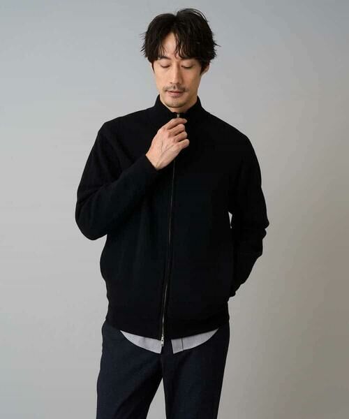 a.v.v / アー・ヴェ・ヴェ カーディガン・ボレロ | 【洗濯機で洗える】ダブルフェイスニットスタンドジップカーディガン | 詳細19