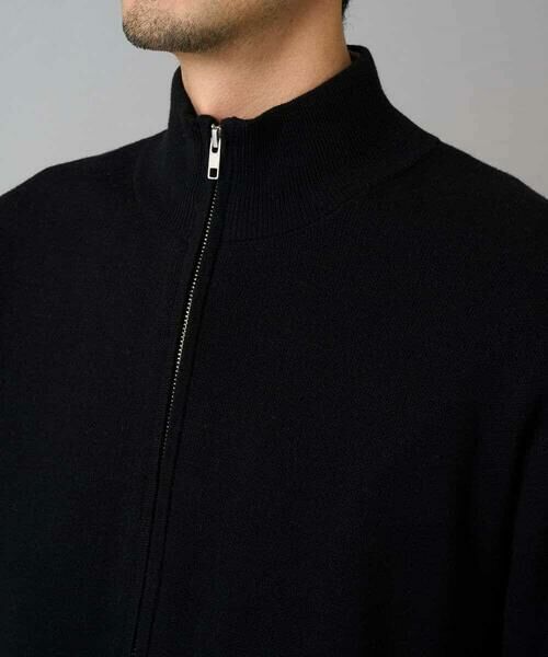 a.v.v / アー・ヴェ・ヴェ カーディガン・ボレロ | 【洗濯機で洗える】ダブルフェイスニットスタンドジップカーディガン | 詳細22