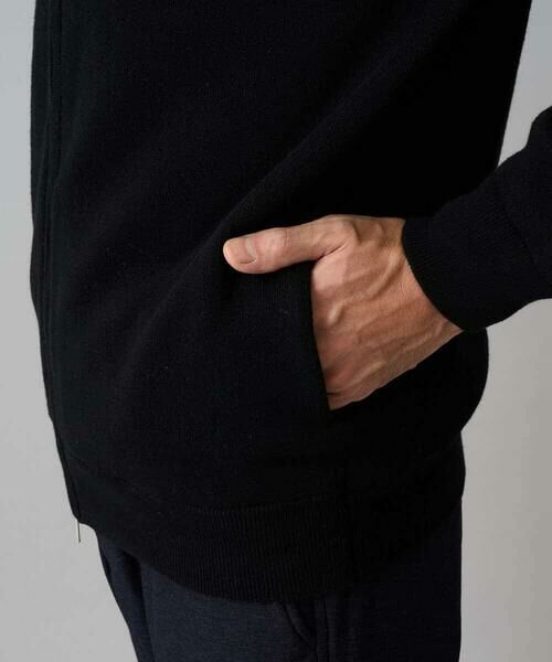 a.v.v / アー・ヴェ・ヴェ カーディガン・ボレロ | 【洗濯機で洗える】ダブルフェイスニットスタンドジップカーディガン | 詳細24