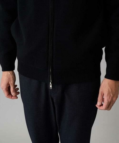 a.v.v / アー・ヴェ・ヴェ カーディガン・ボレロ | 【洗濯機で洗える】ダブルフェイスニットスタンドジップカーディガン | 詳細25