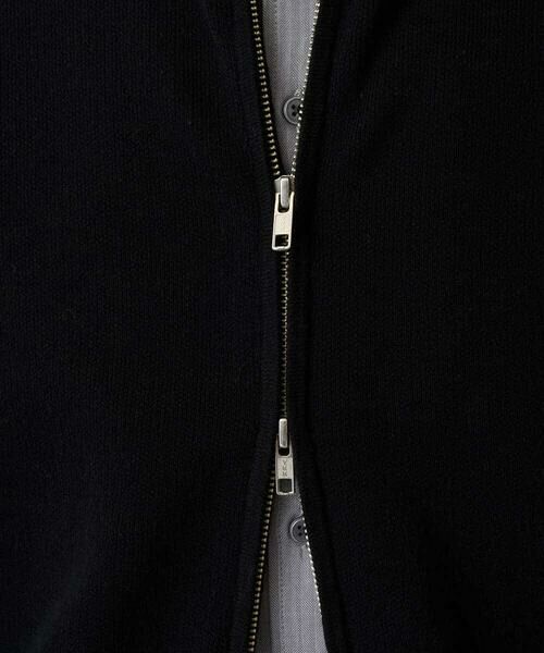 a.v.v / アー・ヴェ・ヴェ カーディガン・ボレロ | 【洗濯機で洗える】ダブルフェイスニットスタンドジップカーディガン | 詳細26