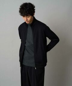 a.v.v / アー・ヴェ・ヴェ カーディガン・ボレロ | 【イージーケア/毛玉になりにくい】アゼダブルフェイススタンドカラーカーディガン【ストレッチ/洗濯機で洗える】