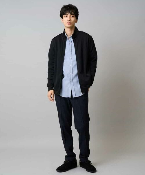 a.v.v / アー・ヴェ・ヴェ カーディガン・ボレロ | 【イージーケア/毛玉になりにくい】アゼダブルフェイススタンドカラーカーディガン【ストレッチ/洗濯機で洗える】 | 詳細14