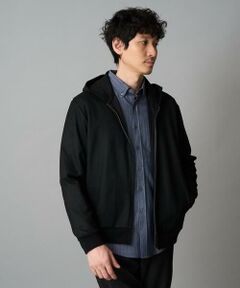 a.v.v / アー・ヴェ・ヴェ パーカー | 【イージーケア/毛玉になりにくい】ツイルエンボスフェイクスエードジップパーカー【洗濯機で洗える】