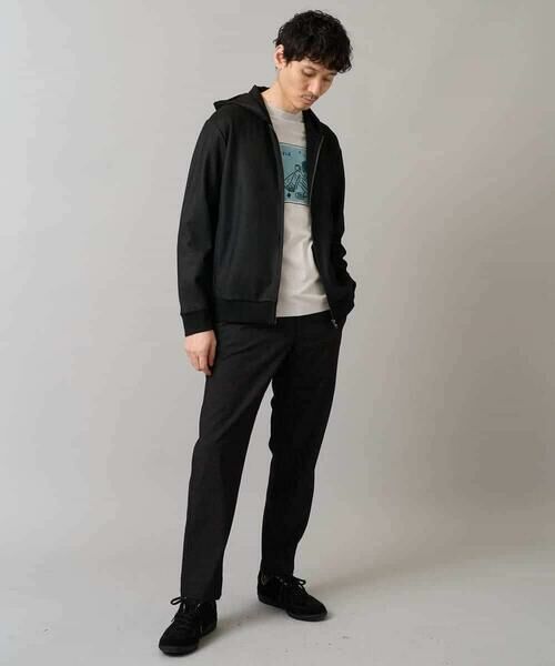 a.v.v / アー・ヴェ・ヴェ パーカー | 【イージーケア/毛玉になりにくい】ツイルエンボスフェイクスエードジップパーカー【洗濯機で洗える】 | 詳細10