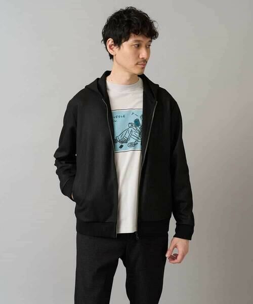 a.v.v / アー・ヴェ・ヴェ パーカー | 【イージーケア/毛玉になりにくい】ツイルエンボスフェイクスエードジップパーカー【洗濯機で洗える】 | 詳細14