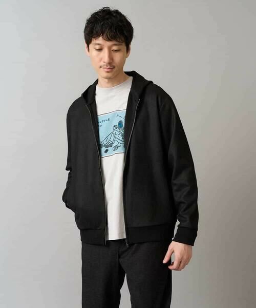 a.v.v / アー・ヴェ・ヴェ パーカー | 【イージーケア/毛玉になりにくい】ツイルエンボスフェイクスエードジップパーカー【洗濯機で洗える】 | 詳細15