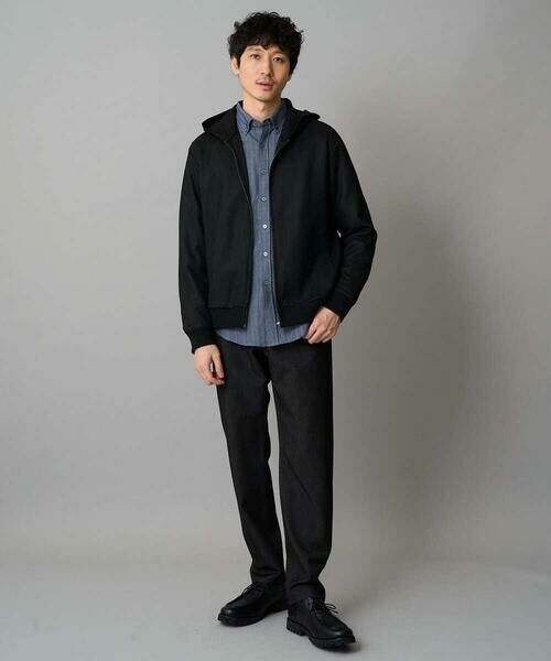 a.v.v / アー・ヴェ・ヴェ パーカー | 【イージーケア/毛玉になりにくい】ツイルエンボスフェイクスエードジップパーカー【洗濯機で洗える】 | 詳細5