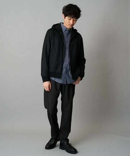 a.v.v / アー・ヴェ・ヴェ パーカー | 【イージーケア/毛玉になりにくい】ツイルエンボスフェイクスエードジップパーカー【洗濯機で洗える】 | 詳細6