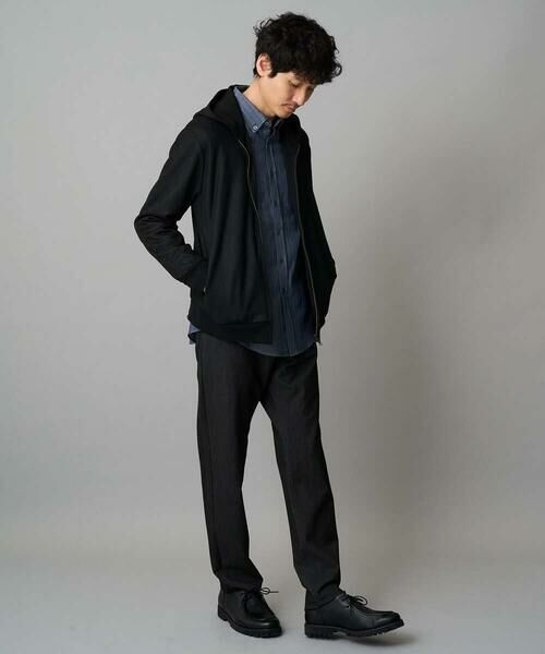 a.v.v / アー・ヴェ・ヴェ パーカー | 【イージーケア/毛玉になりにくい】ツイルエンボスフェイクスエードジップパーカー【洗濯機で洗える】 | 詳細7