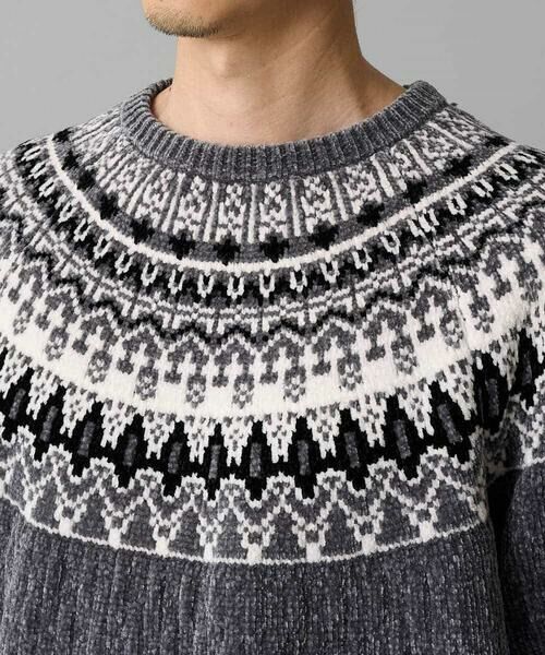 a.v.v / アー・ヴェ・ヴェ ニット・セーター | 【洗える】モール求心柄クルーネックニット | 詳細29