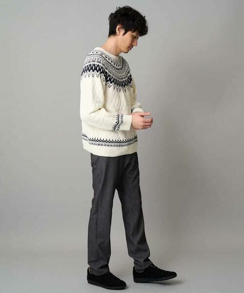 a.v.v / アー・ヴェ・ヴェ ニット・セーター | 【洗える】モール求心柄クルーネックニット | 詳細5