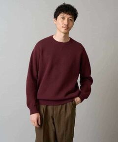 a.v.v / アー・ヴェ・ヴェ ニット・セーター | 【洗濯機で洗える】ダブルフェイスクルーネックニット