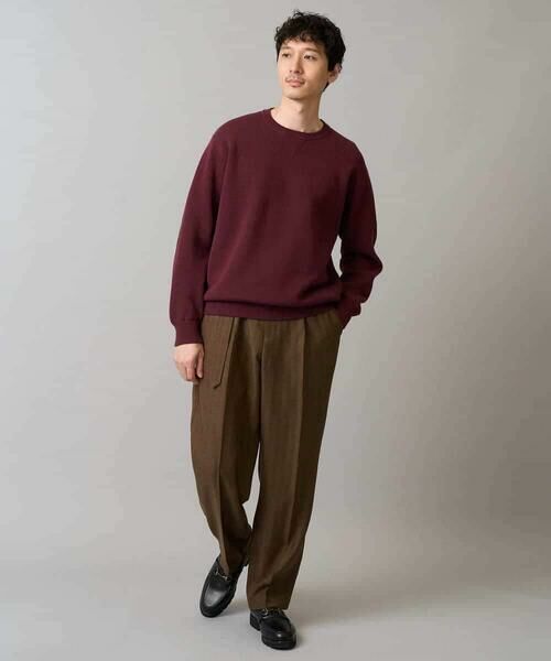 a.v.v / アー・ヴェ・ヴェ ニット・セーター | 【洗濯機で洗える】ダブルフェイスクルーネックニット | 詳細11