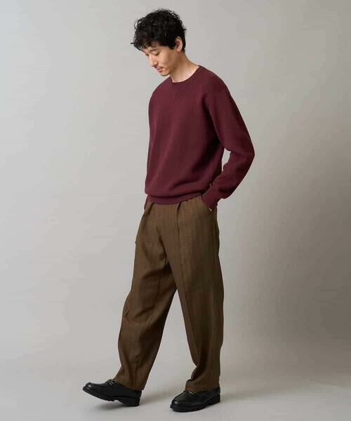 a.v.v / アー・ヴェ・ヴェ ニット・セーター | 【洗濯機で洗える】ダブルフェイスクルーネックニット | 詳細12