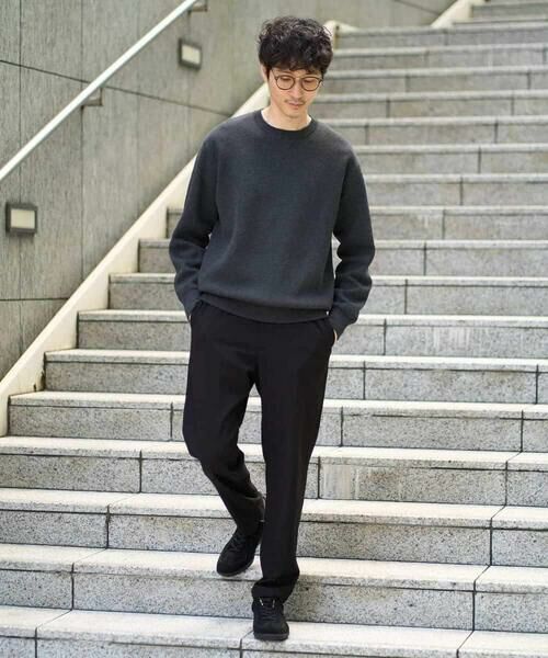 a.v.v / アー・ヴェ・ヴェ ニット・セーター | 【洗濯機で洗える】ダブルフェイスクルーネックニット | 詳細26