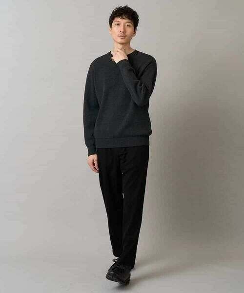 a.v.v / アー・ヴェ・ヴェ ニット・セーター | 【洗濯機で洗える】ダブルフェイスクルーネックニット | 詳細28