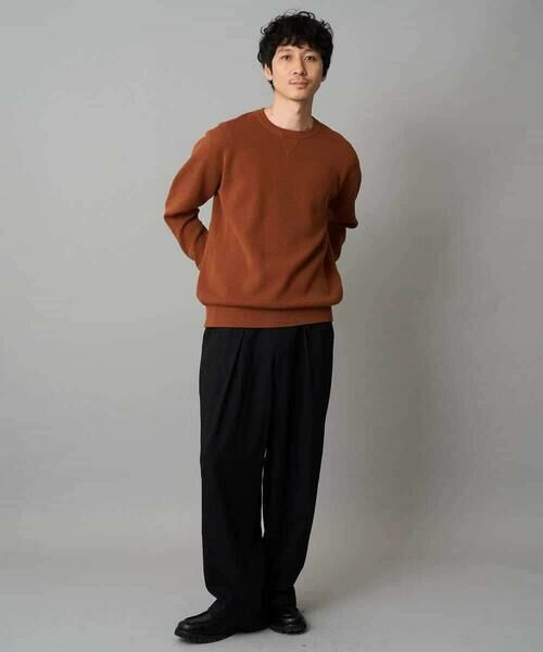 a.v.v / アー・ヴェ・ヴェ ニット・セーター | 【洗濯機で洗える】ダブルフェイスクルーネックニット | 詳細7