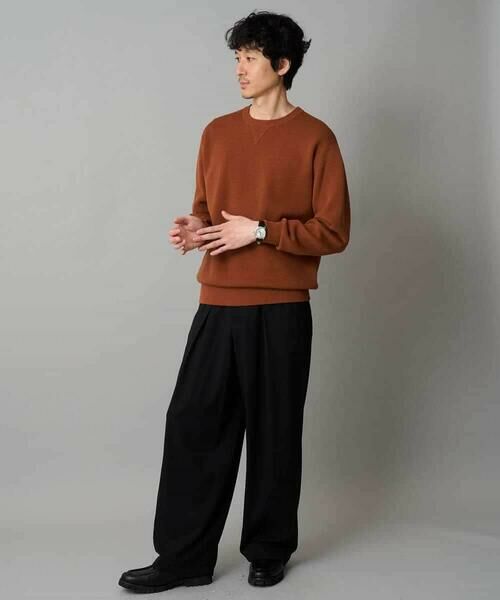 a.v.v / アー・ヴェ・ヴェ ニット・セーター | 【洗濯機で洗える】ダブルフェイスクルーネックニット | 詳細8