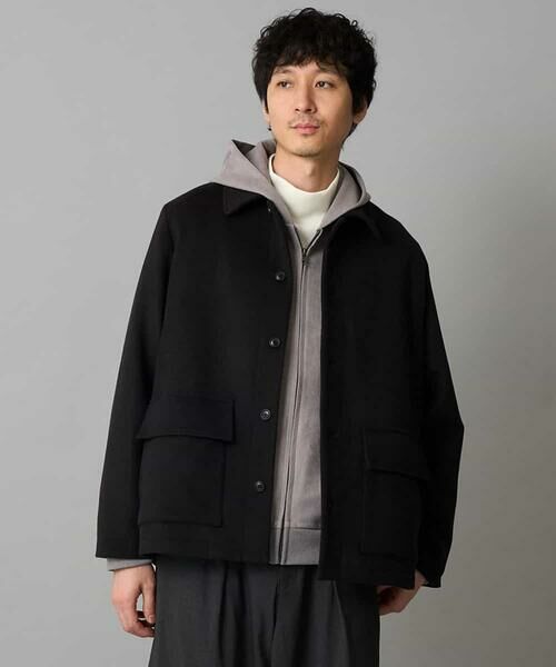 a.v.v / アー・ヴェ・ヴェ その他アウター | フェイクウールワイドシルエットカバーオール | 詳細1