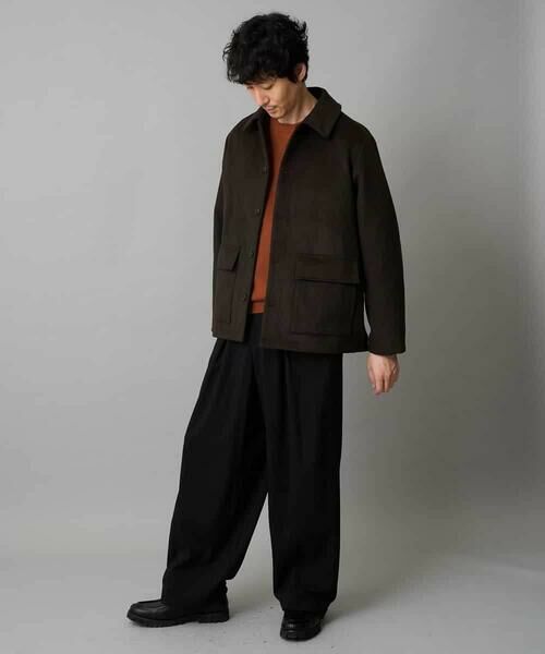 a.v.v / アー・ヴェ・ヴェ その他アウター | フェイクウールワイドシルエットカバーオール | 詳細4