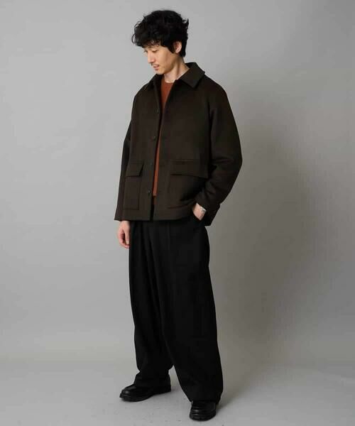 a.v.v / アー・ヴェ・ヴェ その他アウター | フェイクウールワイドシルエットカバーオール | 詳細5