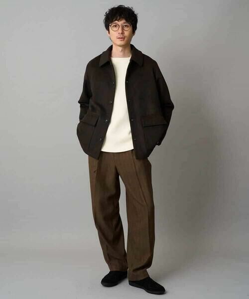 a.v.v / アー・ヴェ・ヴェ その他アウター | フェイクウールワイドシルエットカバーオール | 詳細6