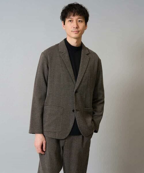 a.v.v / アー・ヴェ・ヴェ テーラードジャケット | 【イージーケア/シワになりにくい】ツイードストレッチテーラードジャケット【洗濯機で洗える】 | 詳細11