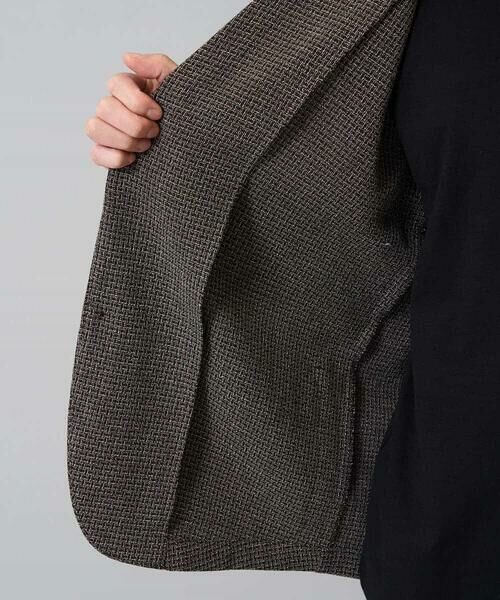 a.v.v / アー・ヴェ・ヴェ テーラードジャケット | 【イージーケア/シワになりにくい】ツイードストレッチテーラードジャケット【洗濯機で洗える】 | 詳細18
