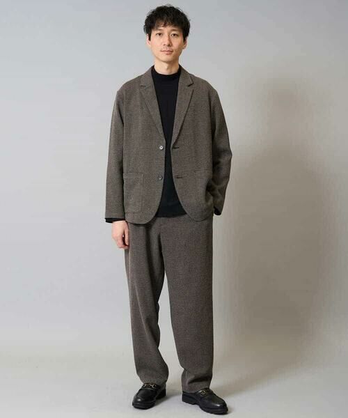 a.v.v / アー・ヴェ・ヴェ テーラードジャケット | 【イージーケア/シワになりにくい】ツイードストレッチテーラードジャケット【洗濯機で洗える】 | 詳細2