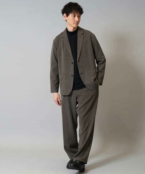 a.v.v / アー・ヴェ・ヴェ テーラードジャケット | 【イージーケア/シワになりにくい】ツイードストレッチテーラードジャケット【洗濯機で洗える】 | 詳細5