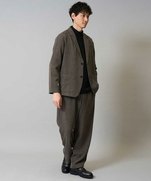 a.v.v / アー・ヴェ・ヴェ テーラードジャケット | 【イージーケア/シワになりにくい】ツイードストレッチテーラードジャケット【洗濯機で洗える】 | 詳細6
