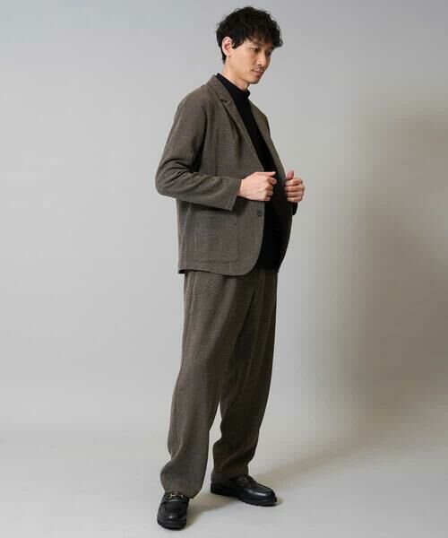 a.v.v / アー・ヴェ・ヴェ テーラードジャケット | 【イージーケア/シワになりにくい】ツイードストレッチテーラードジャケット【洗濯機で洗える】 | 詳細7