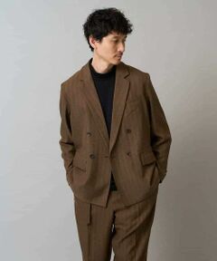 a.v.v / アー・ヴェ・ヴェ テーラードジャケット | 【イージーケア/毛玉になりにくい】LANATECヘリンボーンダブルブレストジャケット【ストレッチ/洗濯機で洗える】
