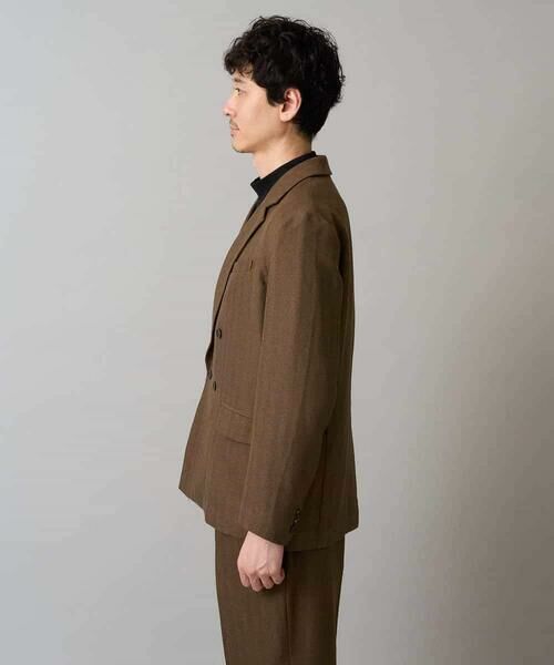 a.v.v / アー・ヴェ・ヴェ テーラードジャケット | 【イージーケア/毛玉になりにくい】LANATECヘリンボーンダブルブレストジャケット【ストレッチ/洗濯機で洗える】 | 詳細18
