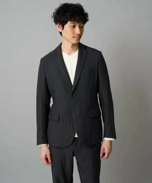 a.v.v / アー・ヴェ・ヴェ テーラードジャケット | LANATECヘリンボーンテーラードジャケット【イージーケア/毛玉になりにくい/洗濯機で洗える/ストレッチ】 | 詳細19