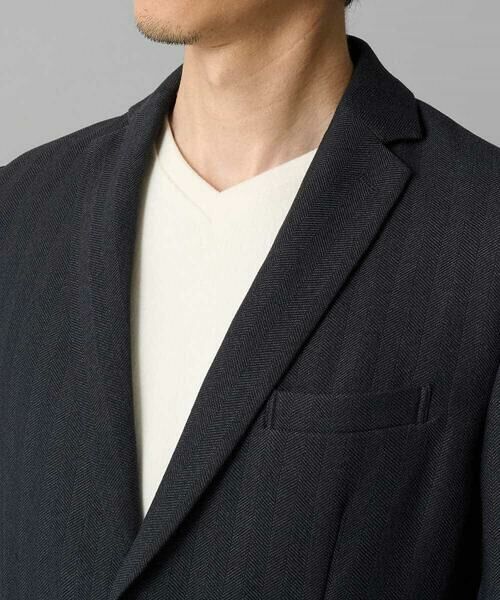 a.v.v / アー・ヴェ・ヴェ テーラードジャケット | LANATECヘリンボーンテーラードジャケット【イージーケア/毛玉になりにくい/洗濯機で洗える/ストレッチ】 | 詳細22