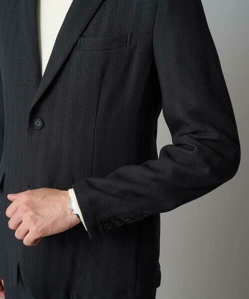 a.v.v / アー・ヴェ・ヴェ テーラードジャケット | LANATECヘリンボーンテーラードジャケット【イージーケア/毛玉になりにくい/洗濯機で洗える/ストレッチ】 | 詳細23