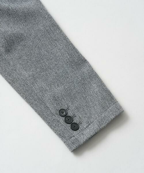 a.v.v / アー・ヴェ・ヴェ テーラードジャケット | LANATECヘリンボーンテーラードジャケット【イージーケア/毛玉になりにくい/洗濯機で洗える/ストレッチ】 | 詳細30