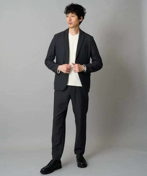 a.v.v / アー・ヴェ・ヴェ テーラードジャケット | LANATECヘリンボーンテーラードジャケット【イージーケア/毛玉になりにくい/洗濯機で洗える/ストレッチ】 | 詳細9