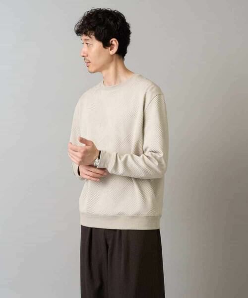 a.v.v/アー・ヴェ・ヴェ 【雑誌MonoMax11月号掲載】幾何ジャカードセミワイドシルエットプルオーバー【毛玉になりにくい/洗濯機で洗える】 ライトグレージュ XXL a.v.v/アー・ヴェ・ヴェ 【雑誌MonoMax11月号掲載】幾何ジャカードセミワイドシルエットプルオーバー【毛玉になりにくい/洗濯機で洗える】 ライトグレージュ XXL